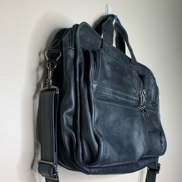 Tumi Bags Tumi Soft Leather Briefcase Laptop Bag Poshmark
